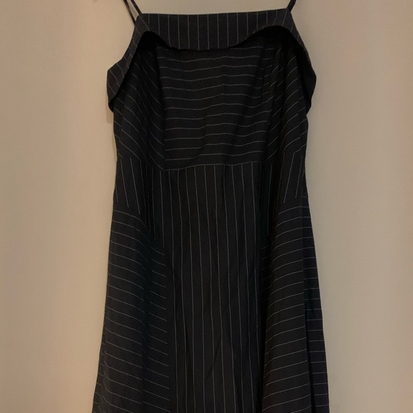 Banana Republic Pinstripe Asymmetrical Dress - Picture 1 of 3